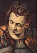 FLORIS, Frans Head of a Woman dfs oil painting artist